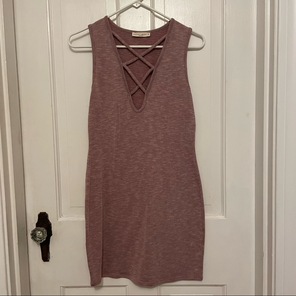 Wasabi+mint pink dress, size medium, excellent condition